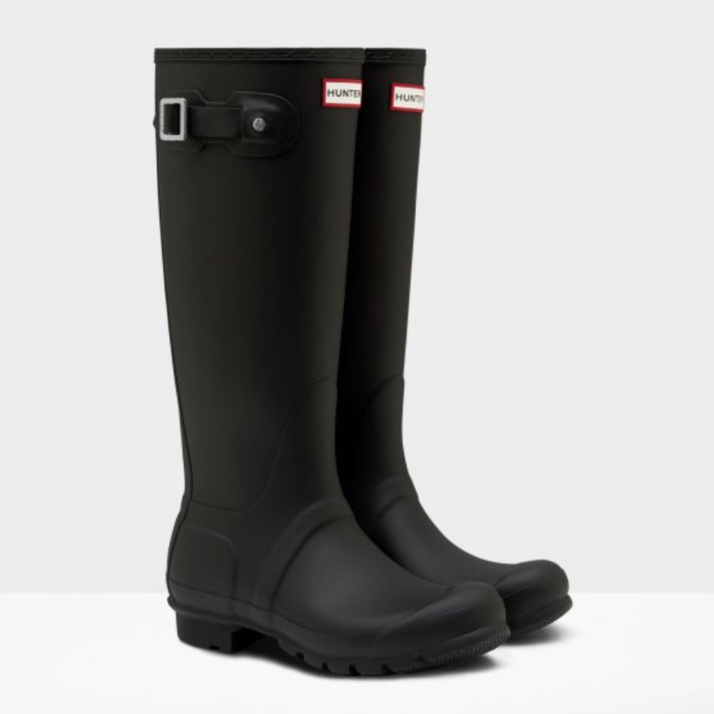 Matte Black, Tall, Original Hunter Rain Boots